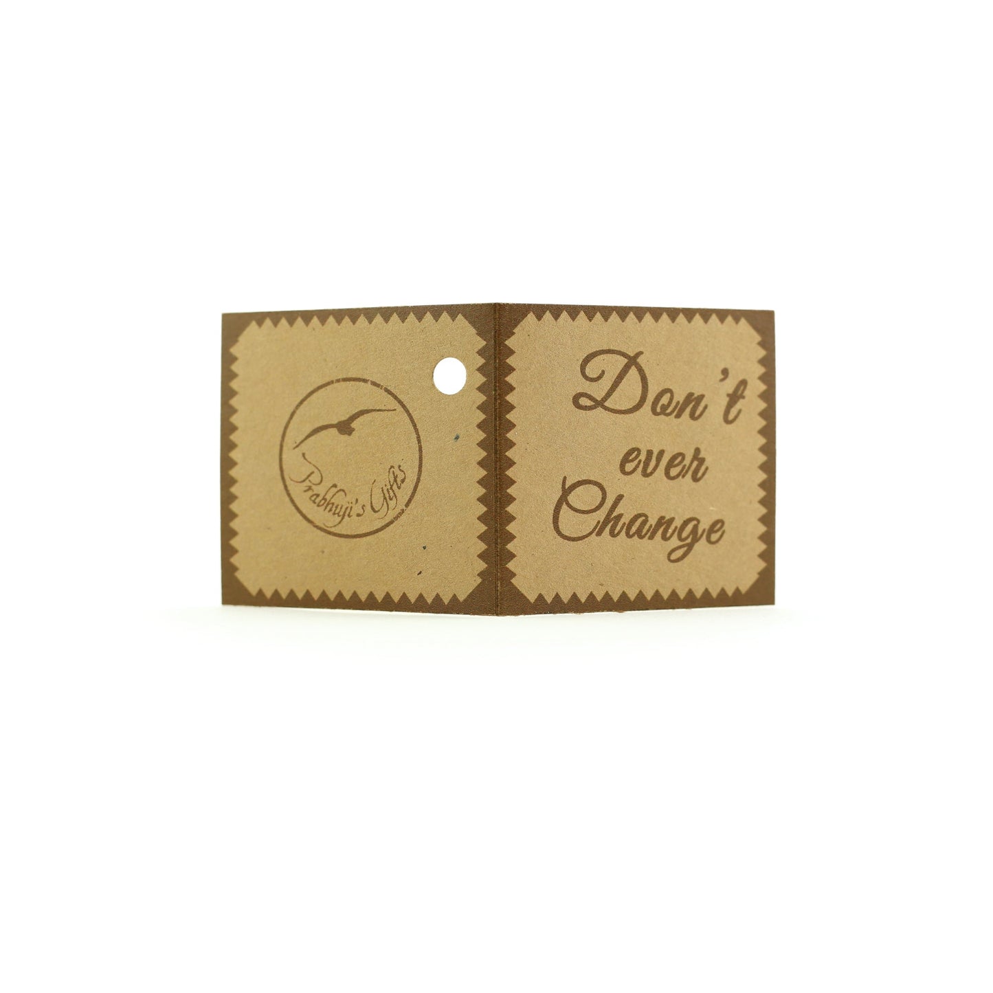 Prabhuji Gift Set - Saucha Bar Soap 'Energizing Cocoa' and Attar Oil 'Prema' - with Greeting 'Don't ever change'