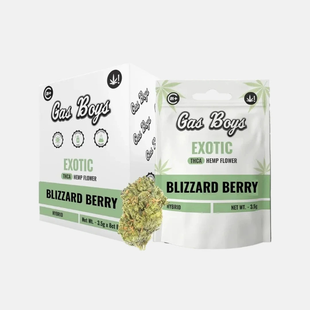 EXOTIC Blizzard Berry THCA FLOWER - Hybrid (8ct) - Tree Spirit Wellness