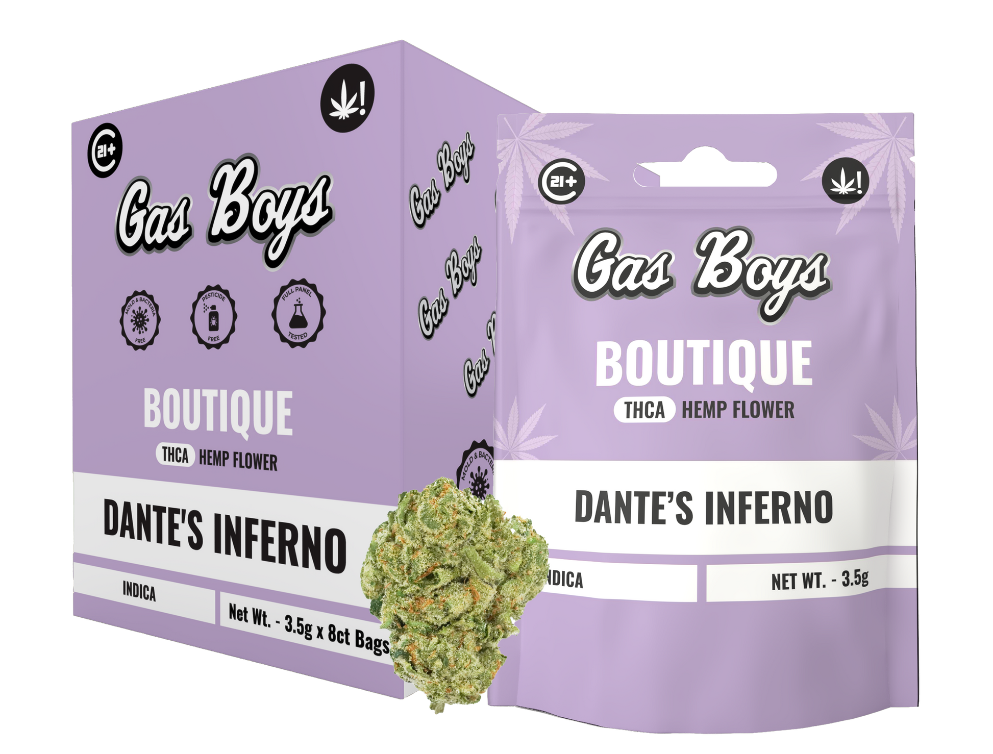 Dante's Inferno BOUTIQUE THCA FLOWER - Hybrid (8ct) - Tree Spirit Wellness