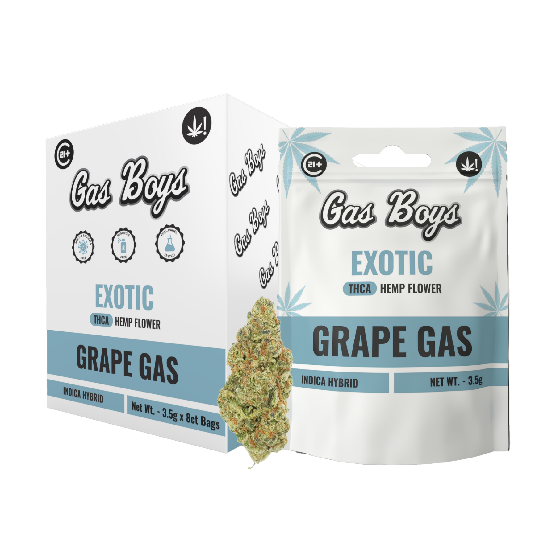  Grape Gas EXOTIC THCA FLOWER - Indica Hybrid (8ct) - Tree Spirit Wellness