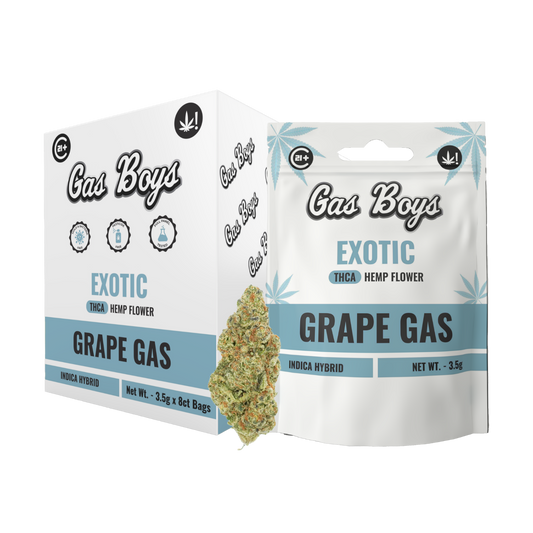  Grape Gas EXOTIC THCA FLOWER - Indica Hybrid (8ct) - Tree Spirit Wellness