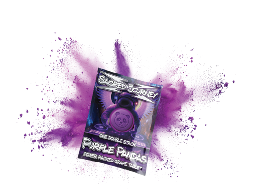 Flips Hippy Flips – Purple Pandas - Power Packed Grape Tablet - Tree Spirit Wellness