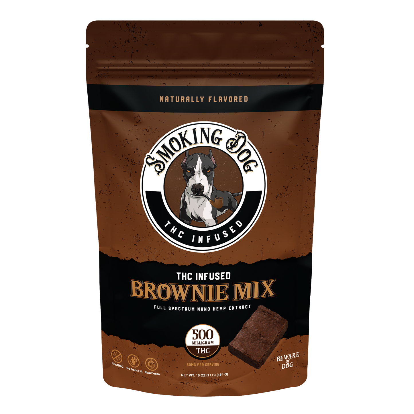 Smoking Dog THC Brownie Mix- Tree Spirit Wellness