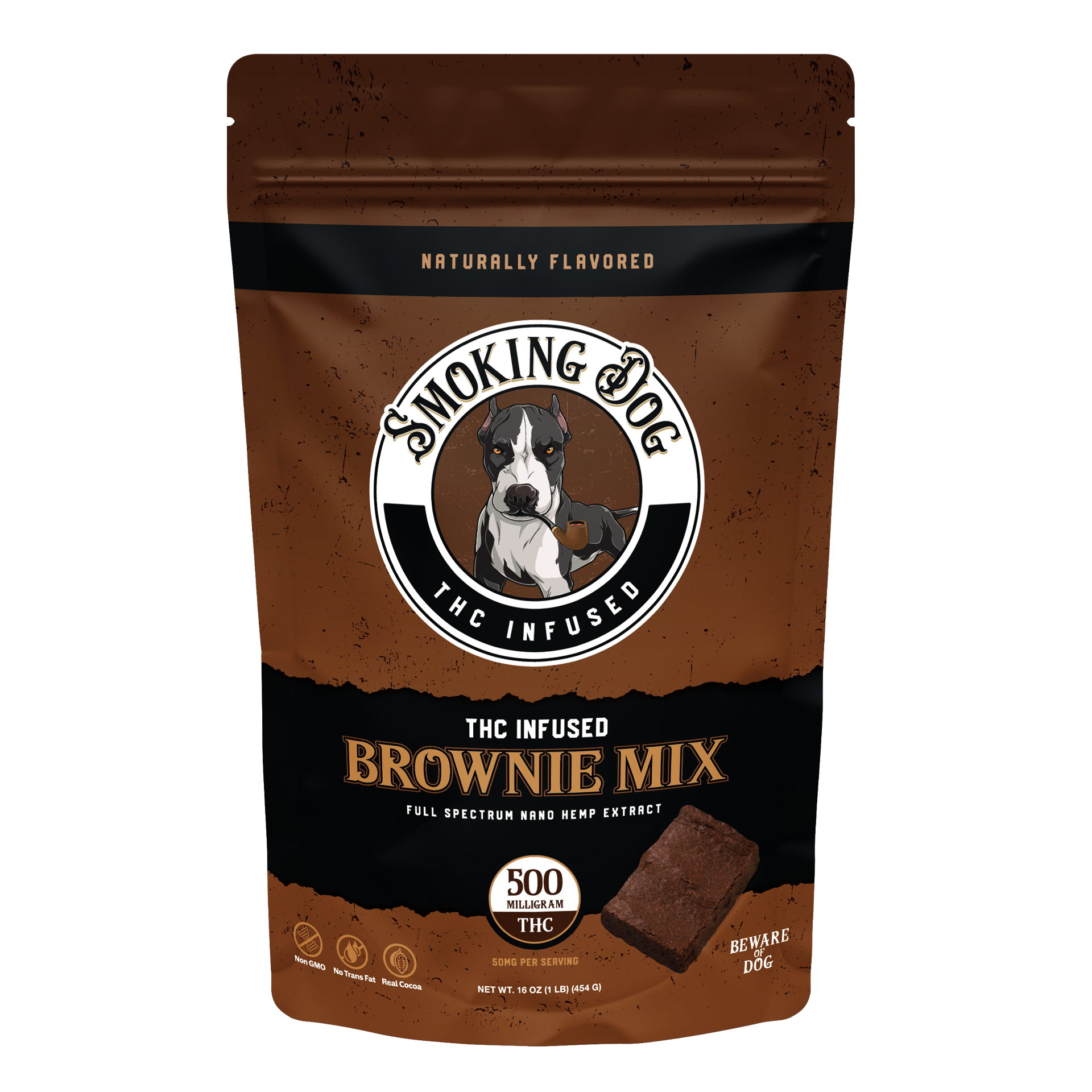 Smoking Dog THC Brownie Mix- Tree Spirit Wellness