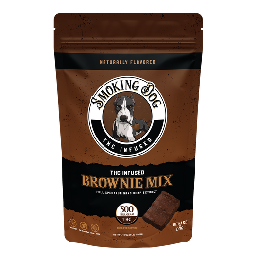 Smoking Dog THC Brownie Mix- Tree Spirit Wellness
