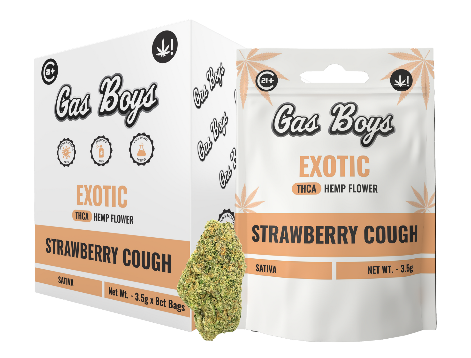 Strawberry Cough EXOTIC THCA FLOWER - Sativa (8ct) - Tree Spirit Wellness