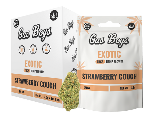Strawberry Cough EXOTIC THCA FLOWER - Sativa (8ct) - Tree Spirit Wellness
