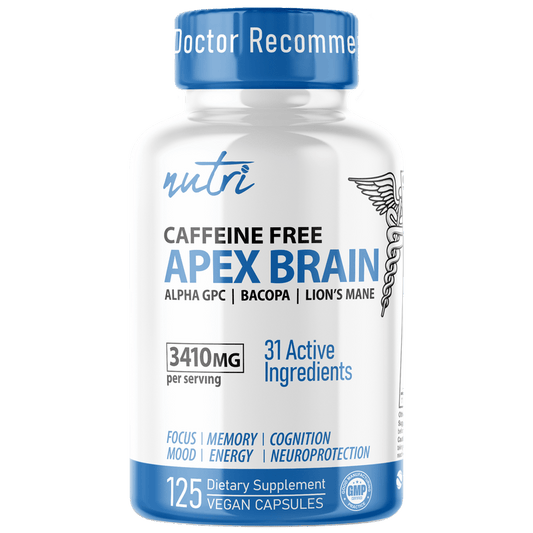 Apex Brain 3410 mg Caffeine Free 125ct - Tree Spirit Wellness