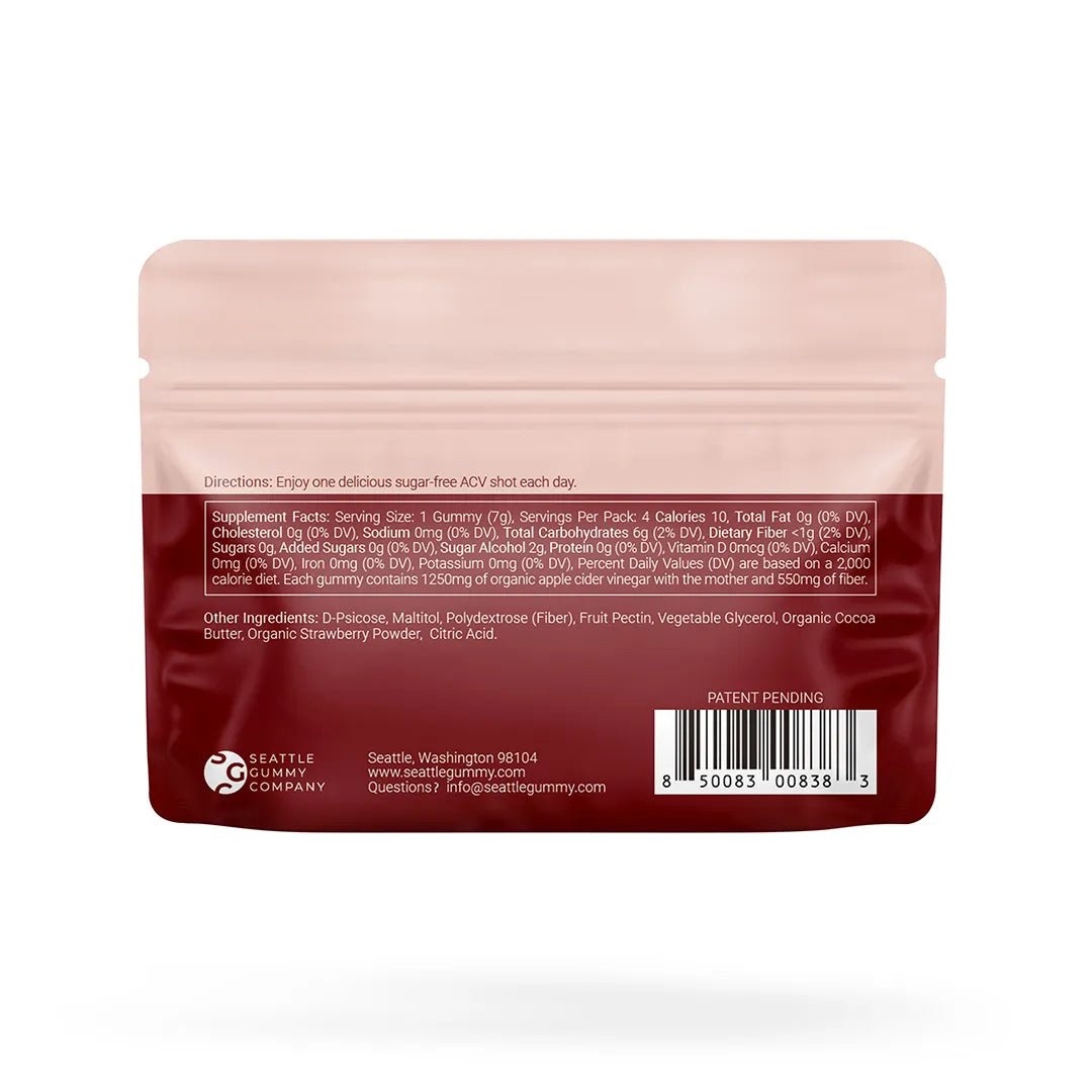 Apple Cider Vinegar Shots Gummies Apple (12 - Pack) - Tree Spirit Wellness