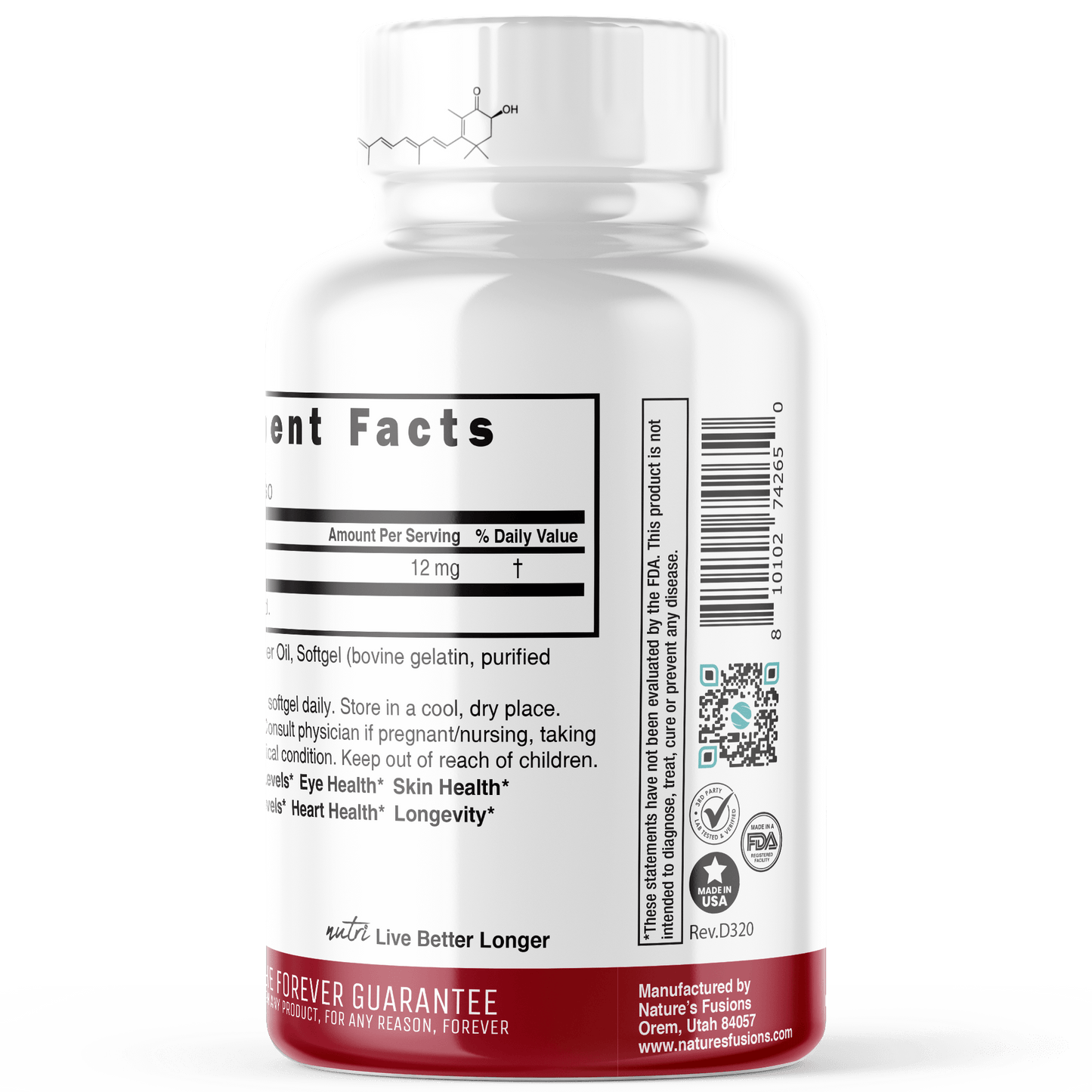 Astaxanthin (Hawaiian) - Premium Supplements  - Tree Spirit Wellness
