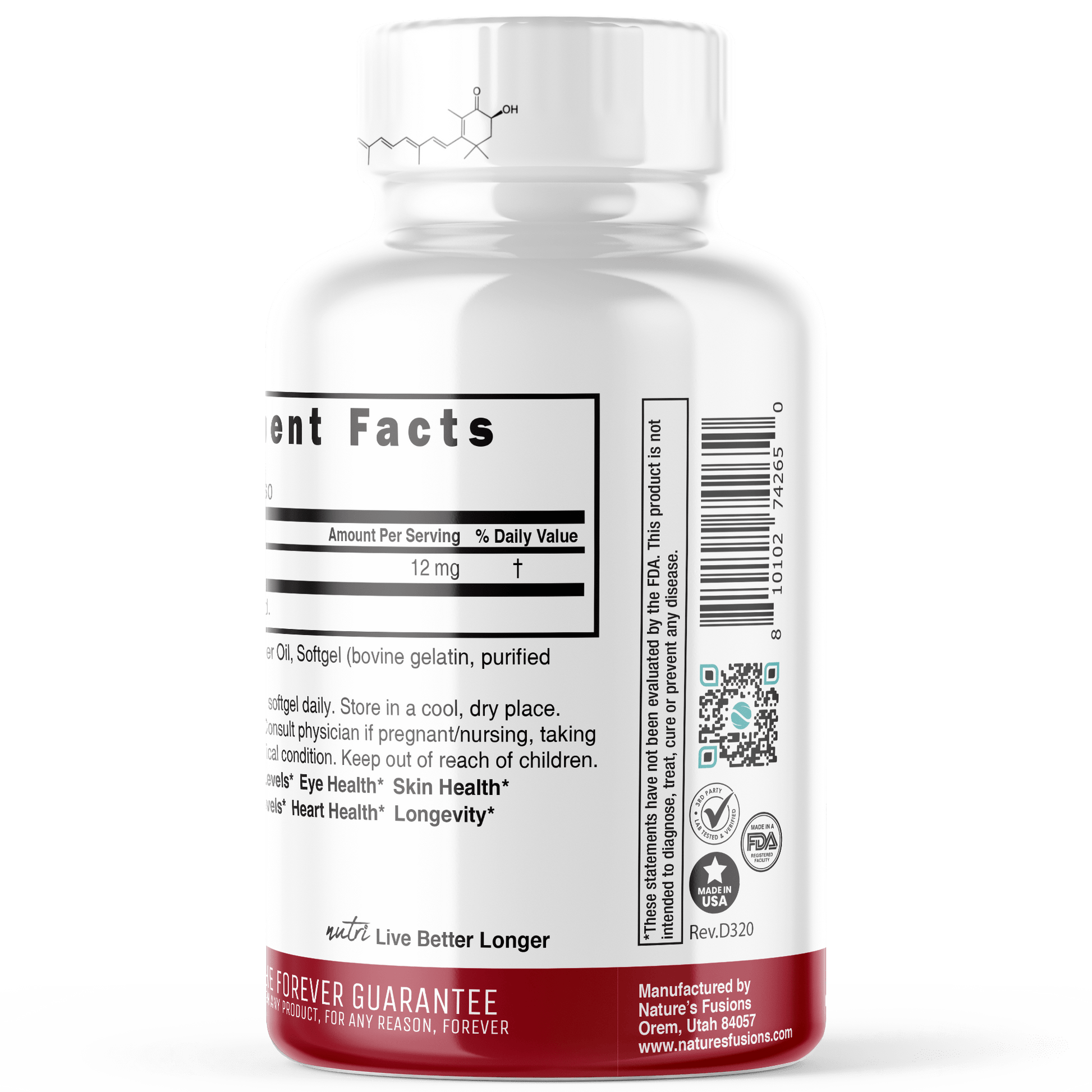 Astaxanthin (Hawaiian) - Premium Supplements  - Tree Spirit Wellness