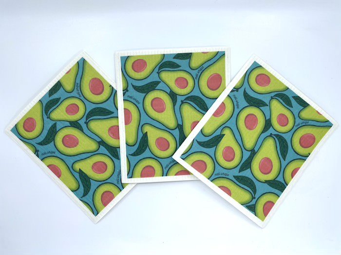 Avocado - Swedish Dish Cloth Sets - Tree Spirit Wellness