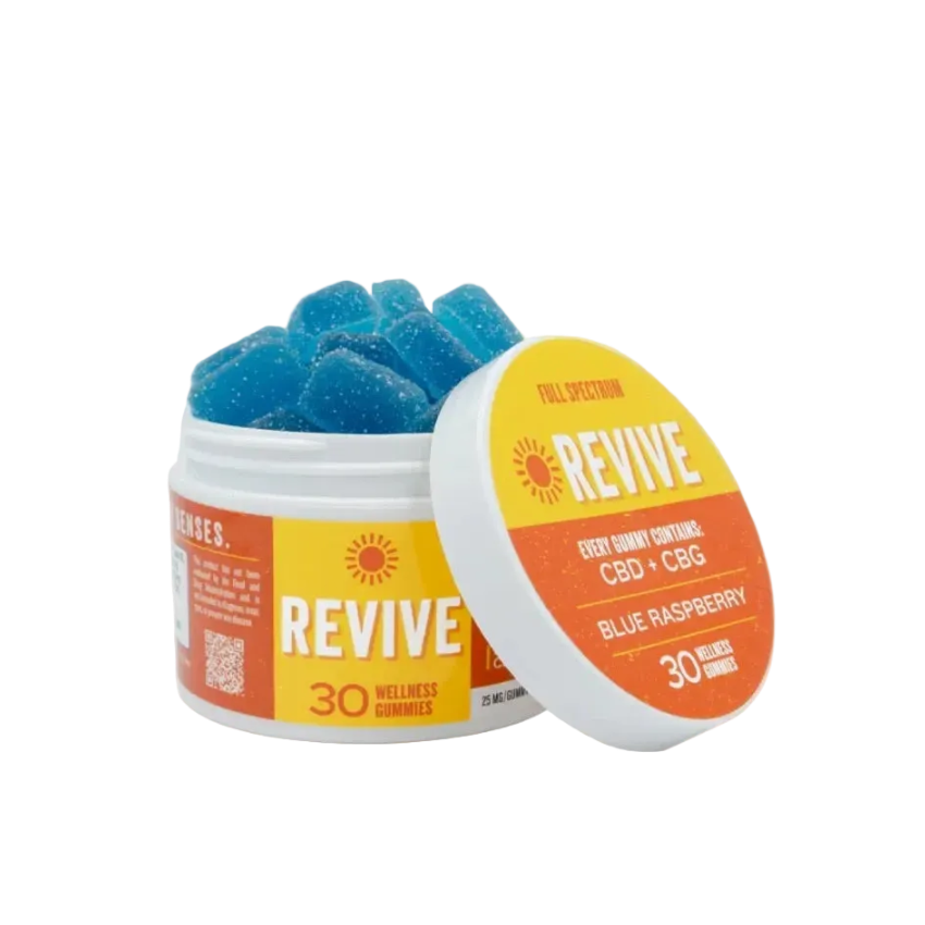 BakPak Revive Gummies CBD+CBG 30ct. (25mg/Gummy) - Tree Spirit Wellness