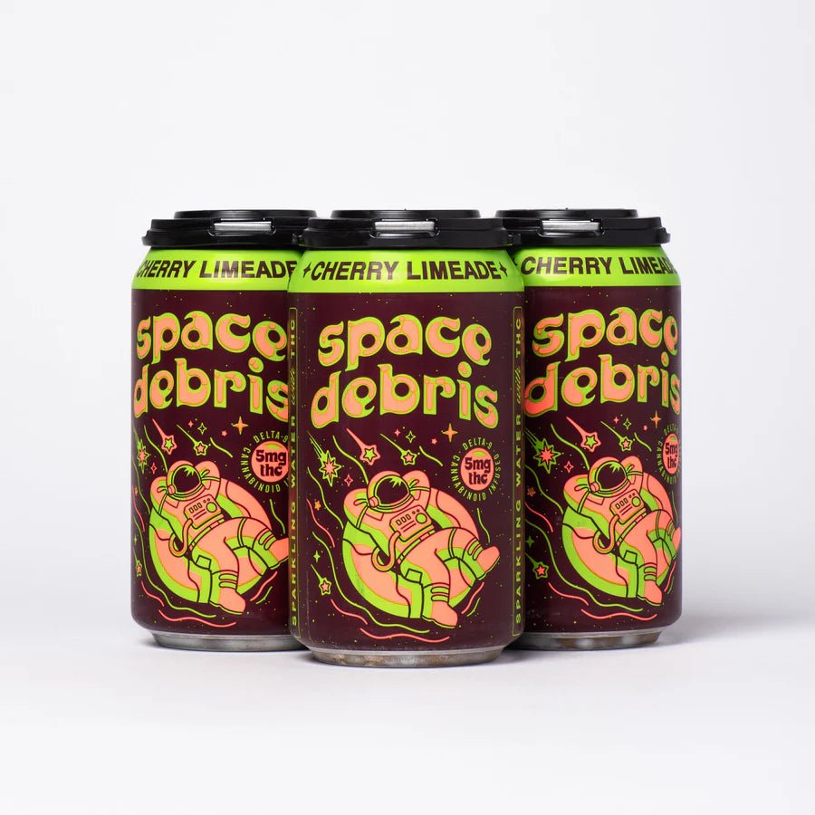 BakPak Space Debris 5mg THC Cannabis Infused Sparkling Water 4pk - Tree Spirit Wellness