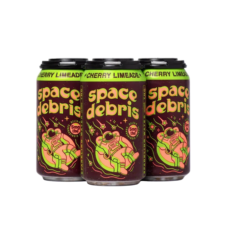BakPak Space Debris 5mg THC Cannabis Infused Sparkling Water 4pk - Tree Spirit Wellness