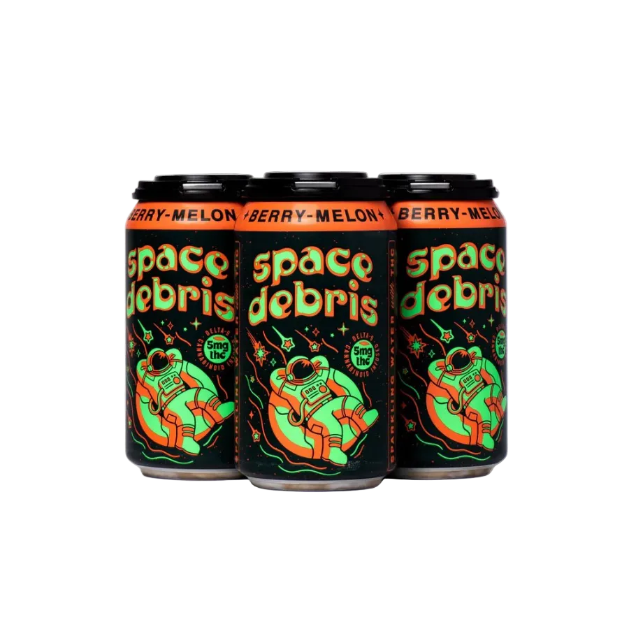 BakPak Space Debris 5mg THC Cannabis Infused Sparkling Water 4pk - Tree Spirit Wellness