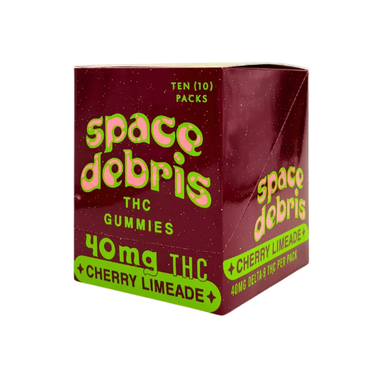 BakPak Space Debris Cherry Limeade 40mg D9 THC 8ct - Box of 10 - Tree Spirit Wellness