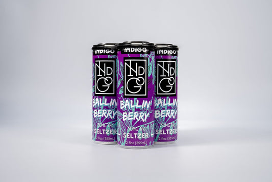 Ballin Berry 30mg D9 Seltzer - Pack of 4 - Tree Spirit Wellness