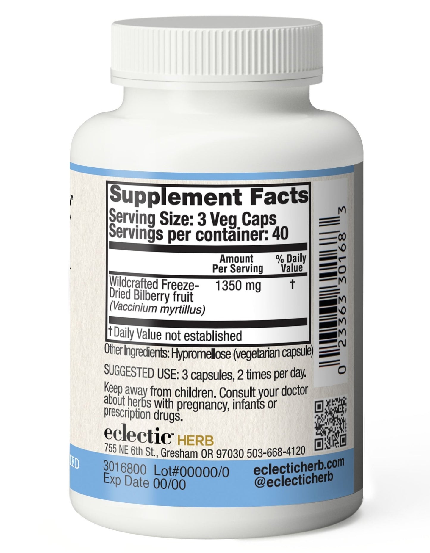 BILBERRY CAPSULES - Tree Spirit Wellness