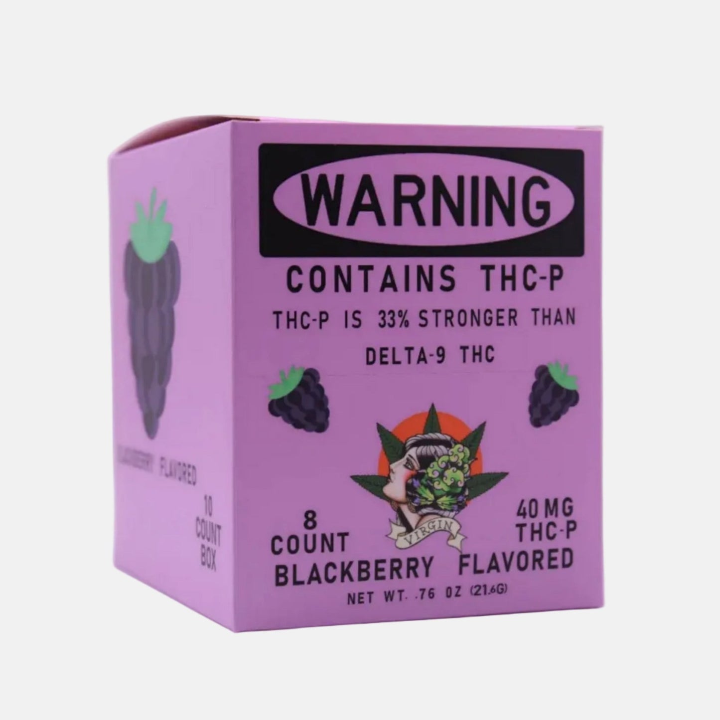 Blackberry 5mg THC - p 8 count gummy (Box of 10) - Tree Spirit Wellness