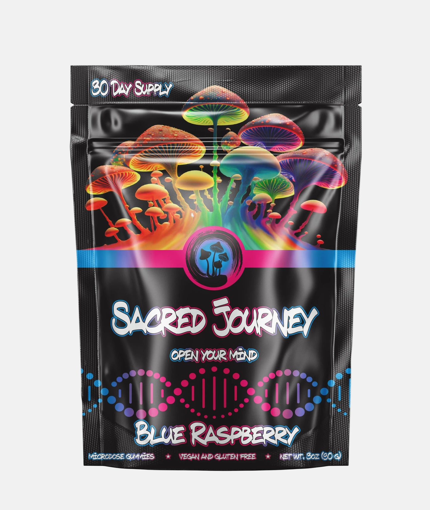Microdose Gummies – Blue Raspberry - Tree Spirit Wellness