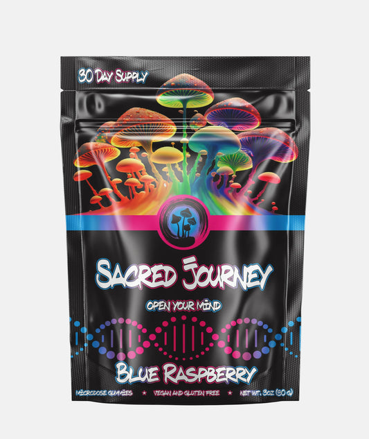 Microdose Gummies – Blue Raspberry - Tree Spirit Wellness