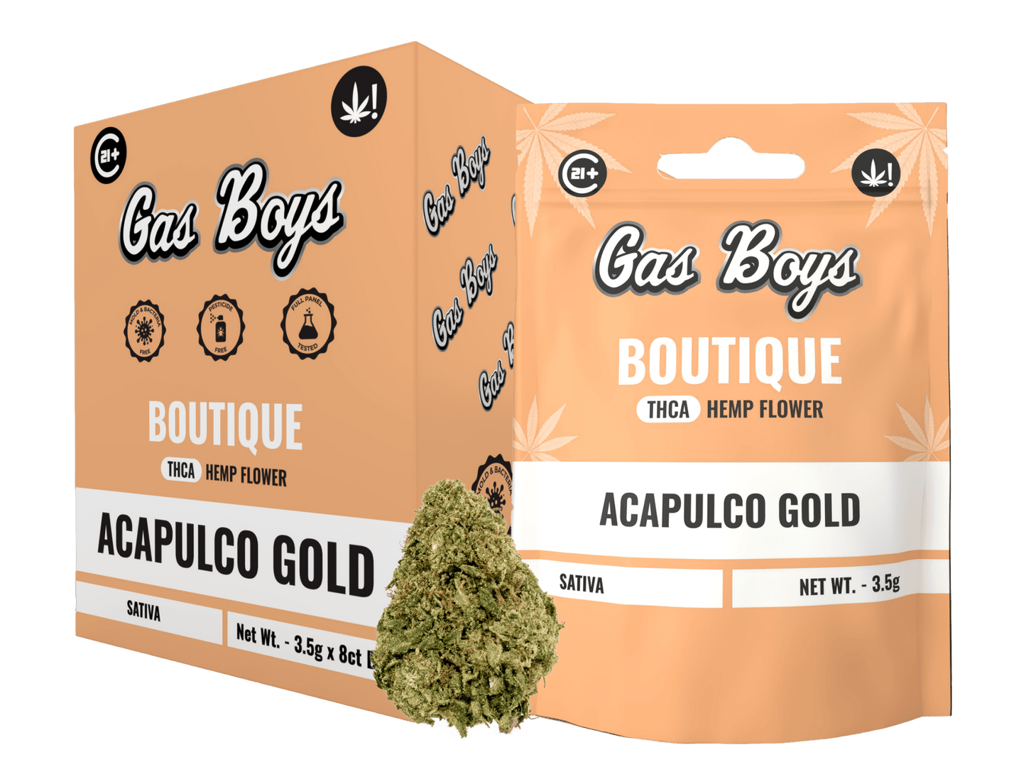 BOUTIQUE Acapulco Gold THCA FLOWER - Sativa (8ct) - Tree Spirit Wellness