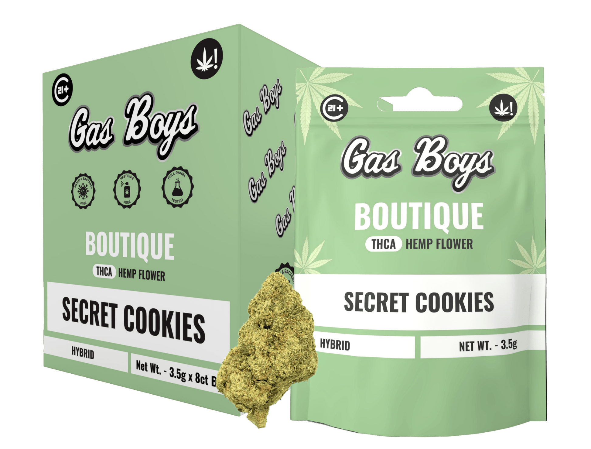 BOUTIQUE Secret Cookies THCA FLOWER - Hybrid (8ct) - Tree Spirit Wellness
