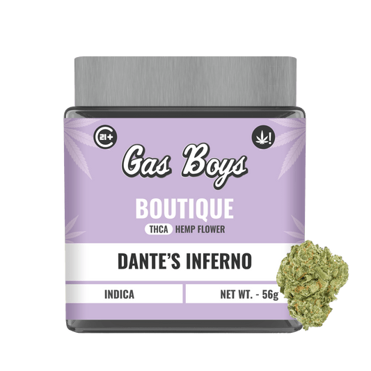 BOUTIQUE THCA FLOWER JAR - Dante's Inferno - Indica - 2oz - Tree Spirit Wellness