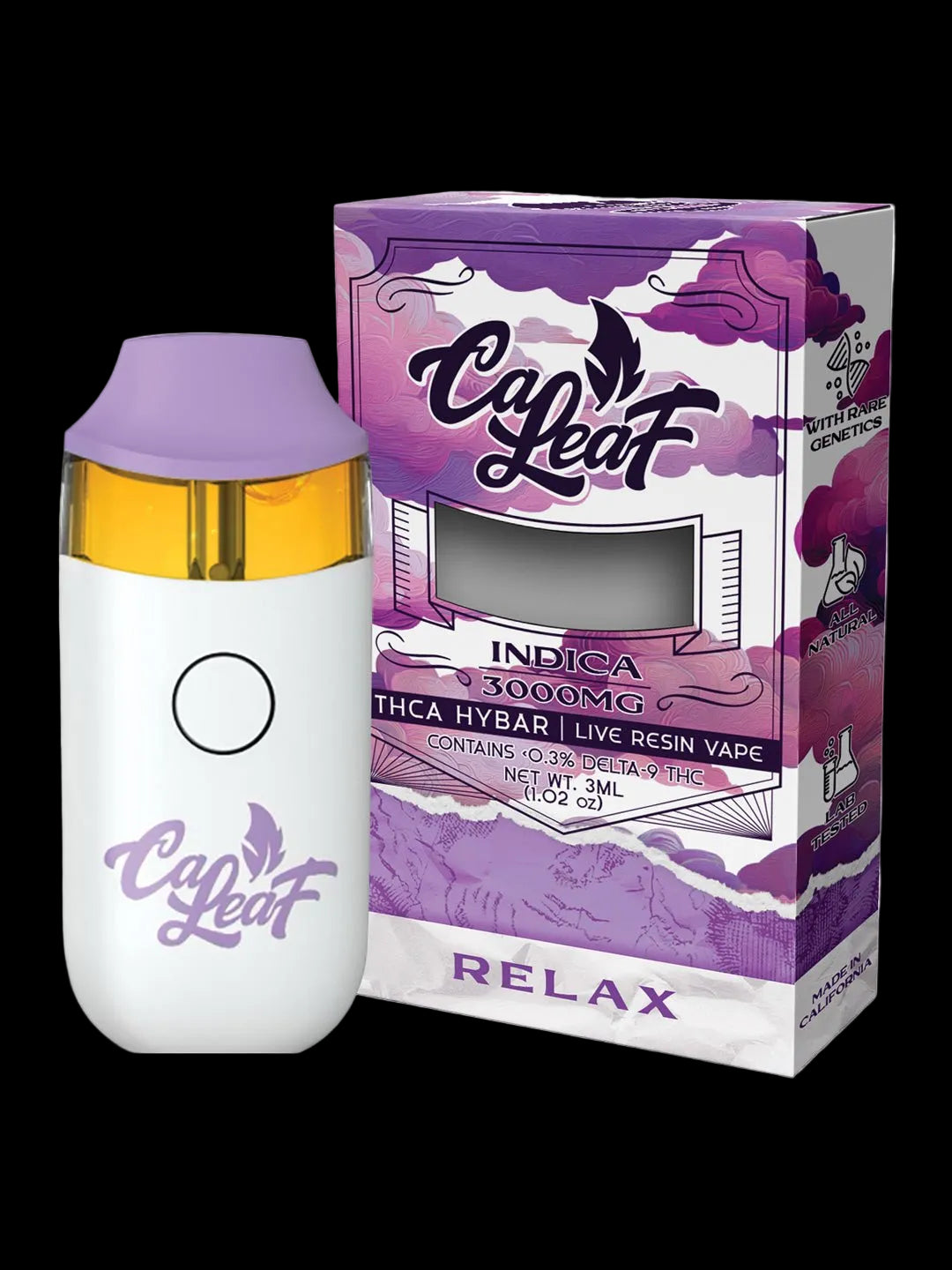 CALEAF THCA Hybar Live Resin Disposable 3000mg Vape - (Case of 15) - Tree Spirit Wellness