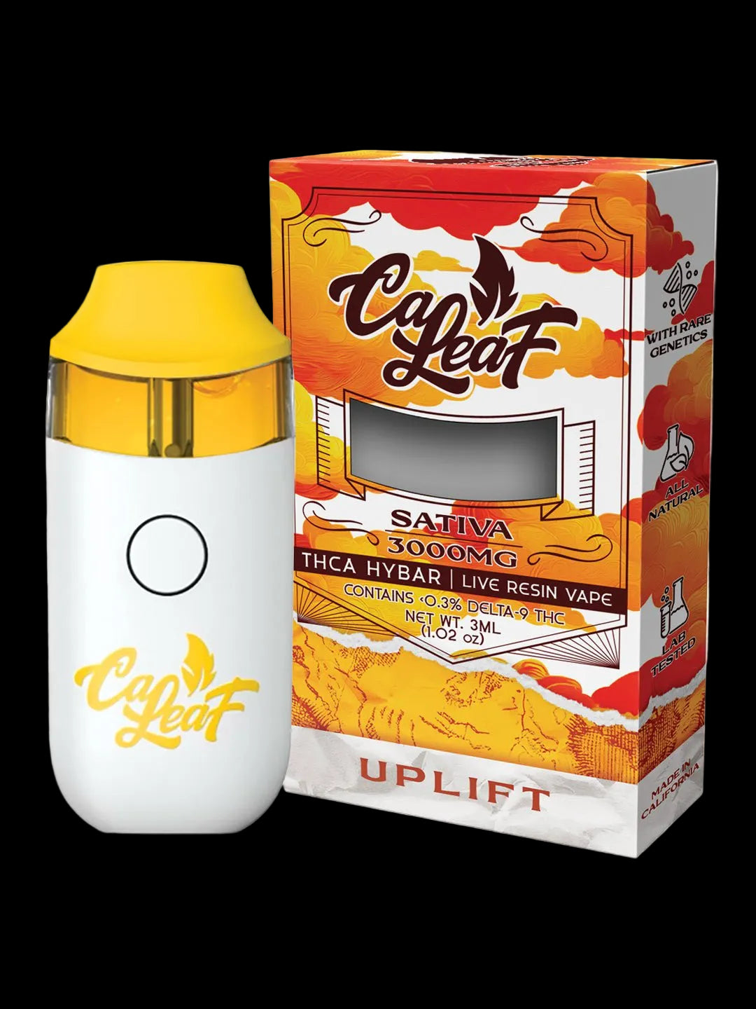 CALEAF THCA Hybar Live Resin Disposable 3000mg Vape - (Case of 15) - Tree Spirit Wellness