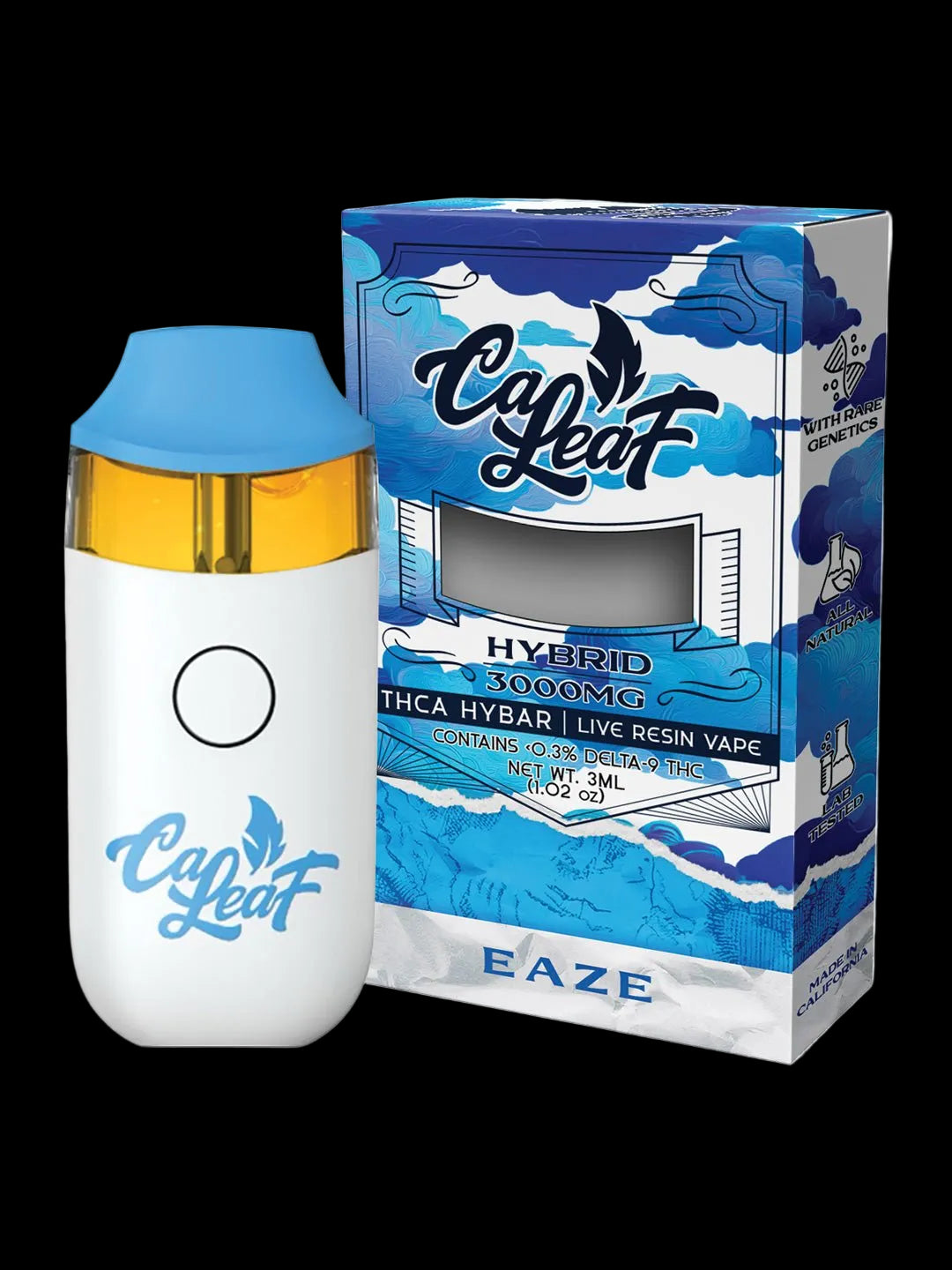 CALEAF THCA Hybar Live Resin Disposable 3000mg Vape - (Case of 15) - Tree Spirit Wellness