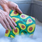 Bulk Beeswax Roll- NEW Avocado print  - Tree Spirit Wellness