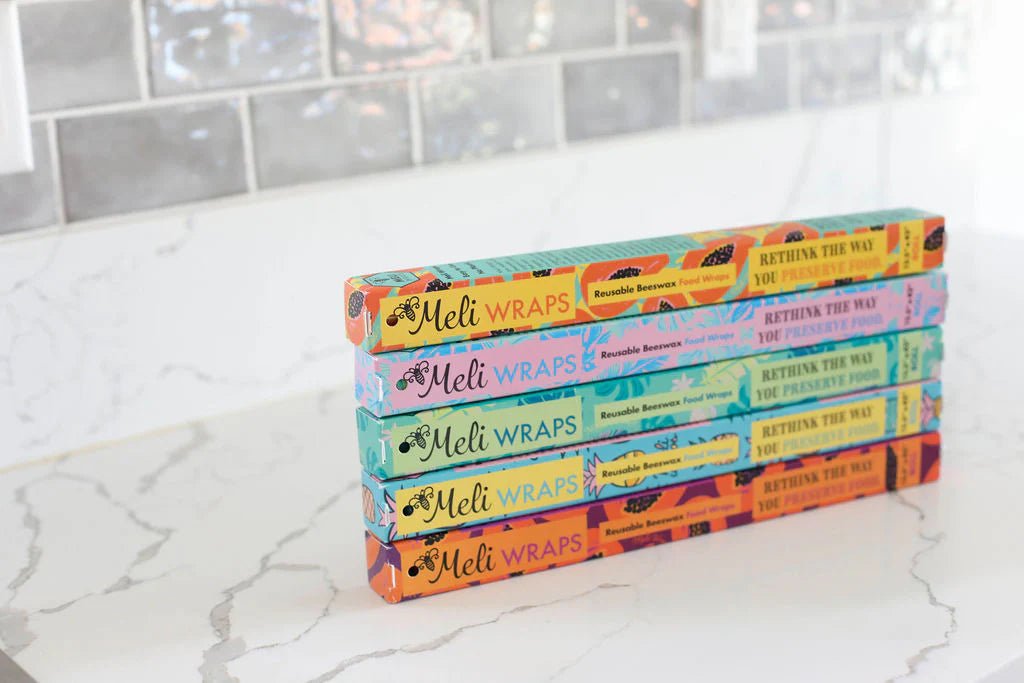 Bulk Beeswax Roll-Purple Papaya print - Tree Spirit Wellness