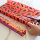 Bulk Beeswax Roll-Purple Papaya print - Tree Spirit Wellness