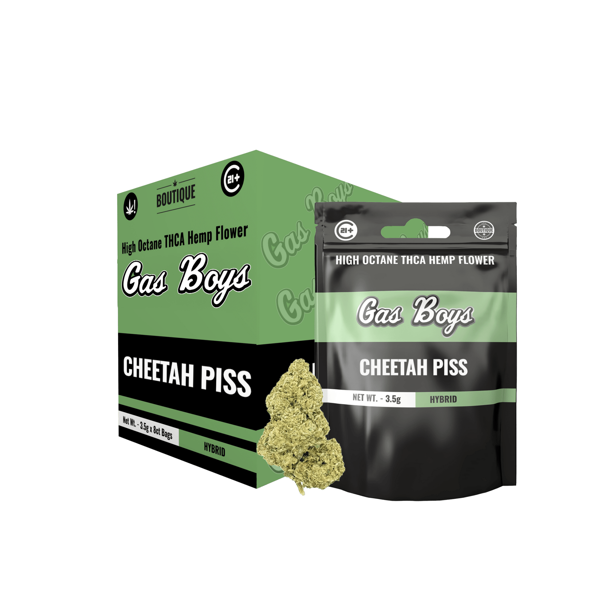 Cheetah Piss BOUTIQUE THCA FLOWER - Hybrid (8ct) - Tree Spirit Wellness