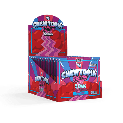 CHEWTOPIA DELTA 9 GUMMIES - Wild Berry (Indica) (12 Pk)