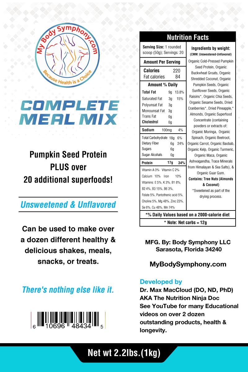 Complete Meal Mix - Superfoods + Protein - 20 Single Serving packets - Tree Spirit Wellness