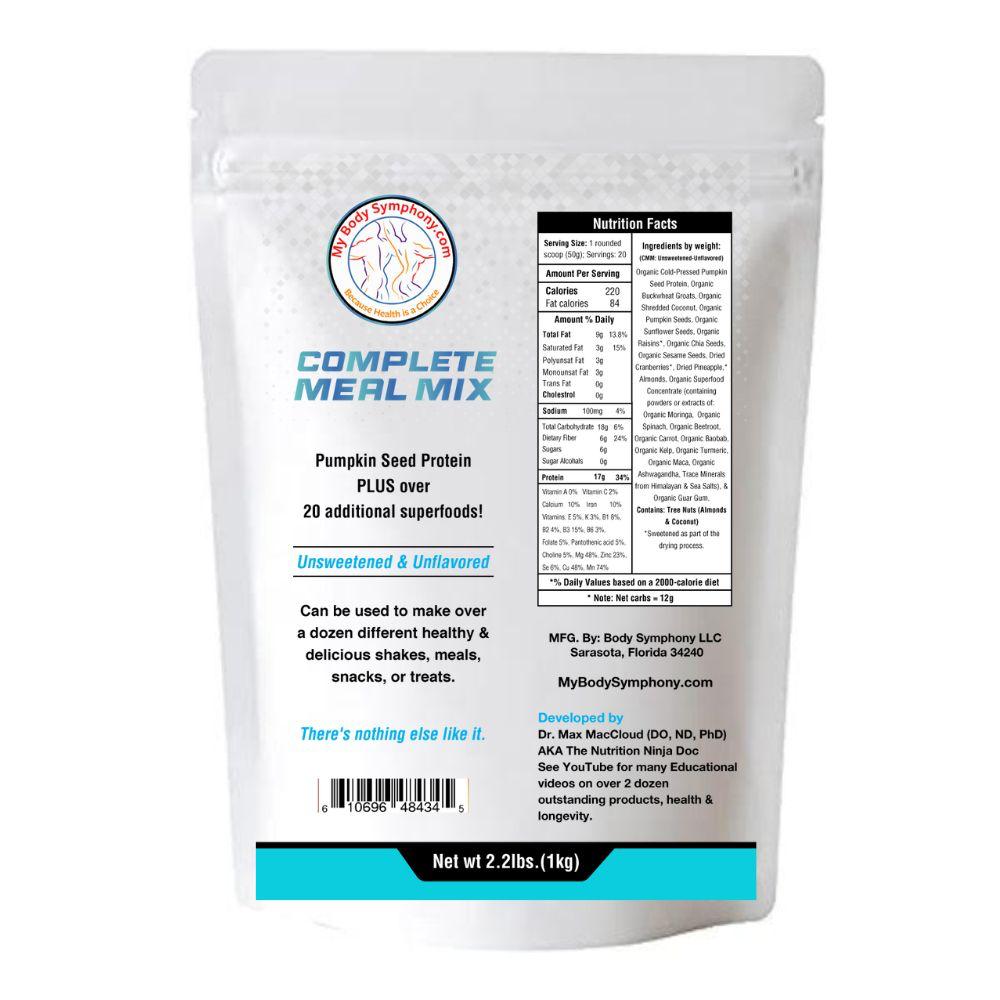 Complete Meal Mix - Superfoods + Protein - 20 Single Serving packets - Tree Spirit Wellness