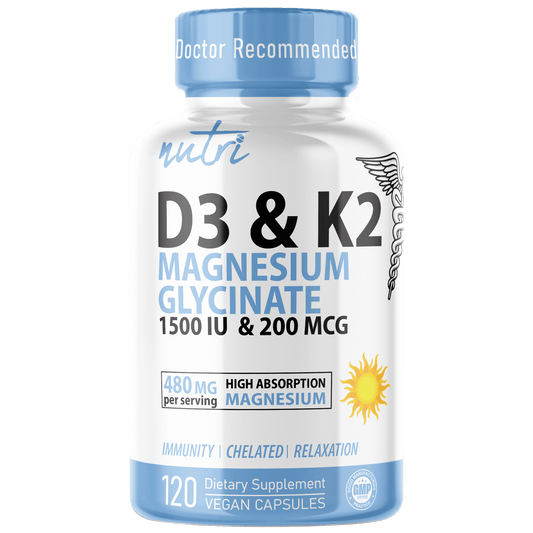 D3 K2 Magnesium Glycinate 480 mg - Tree Spirit Wellness