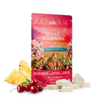 Delta 8 15mg+Delta 9 10mg - 20 Cherry Pineapple Gummies - Tree Spirit Wellness