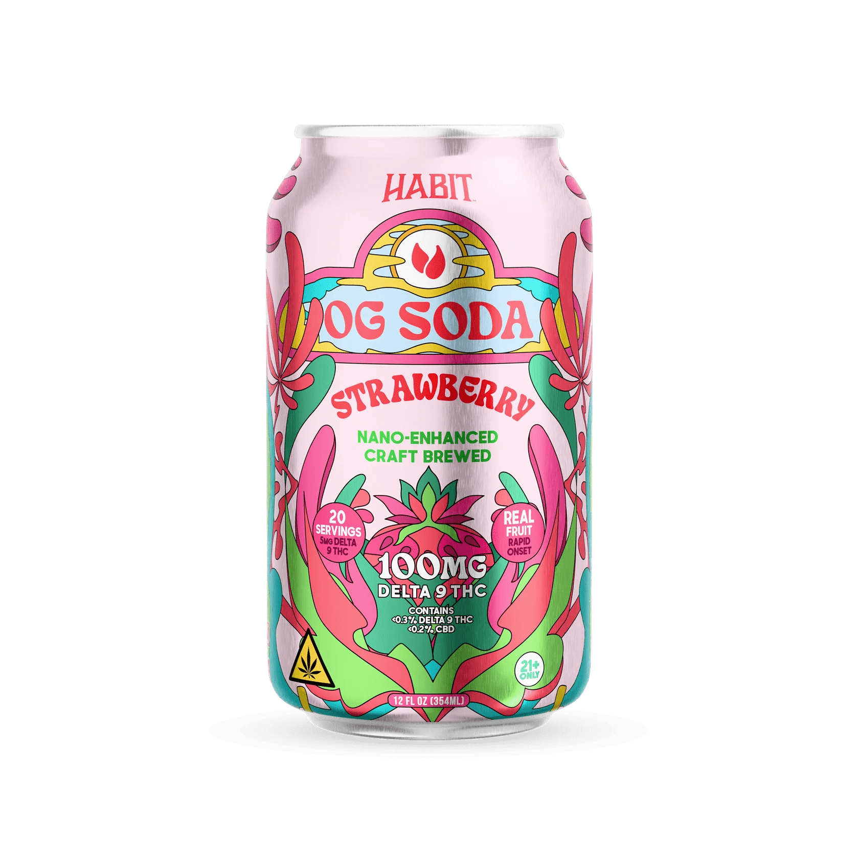 Delta 9 100mg OG Soda - Mix & Match Flavors - 4*6pk - Sold in 24 Can - Tree Spirit Wellness