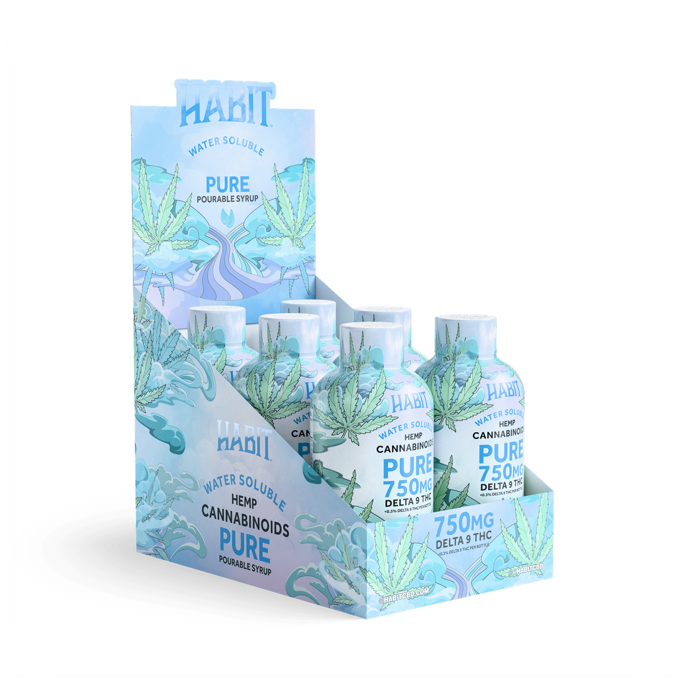 Delta 9 Hemp Syrup - Pure Syrup 750mg (Box of 6) - Tree Spirit Wellness