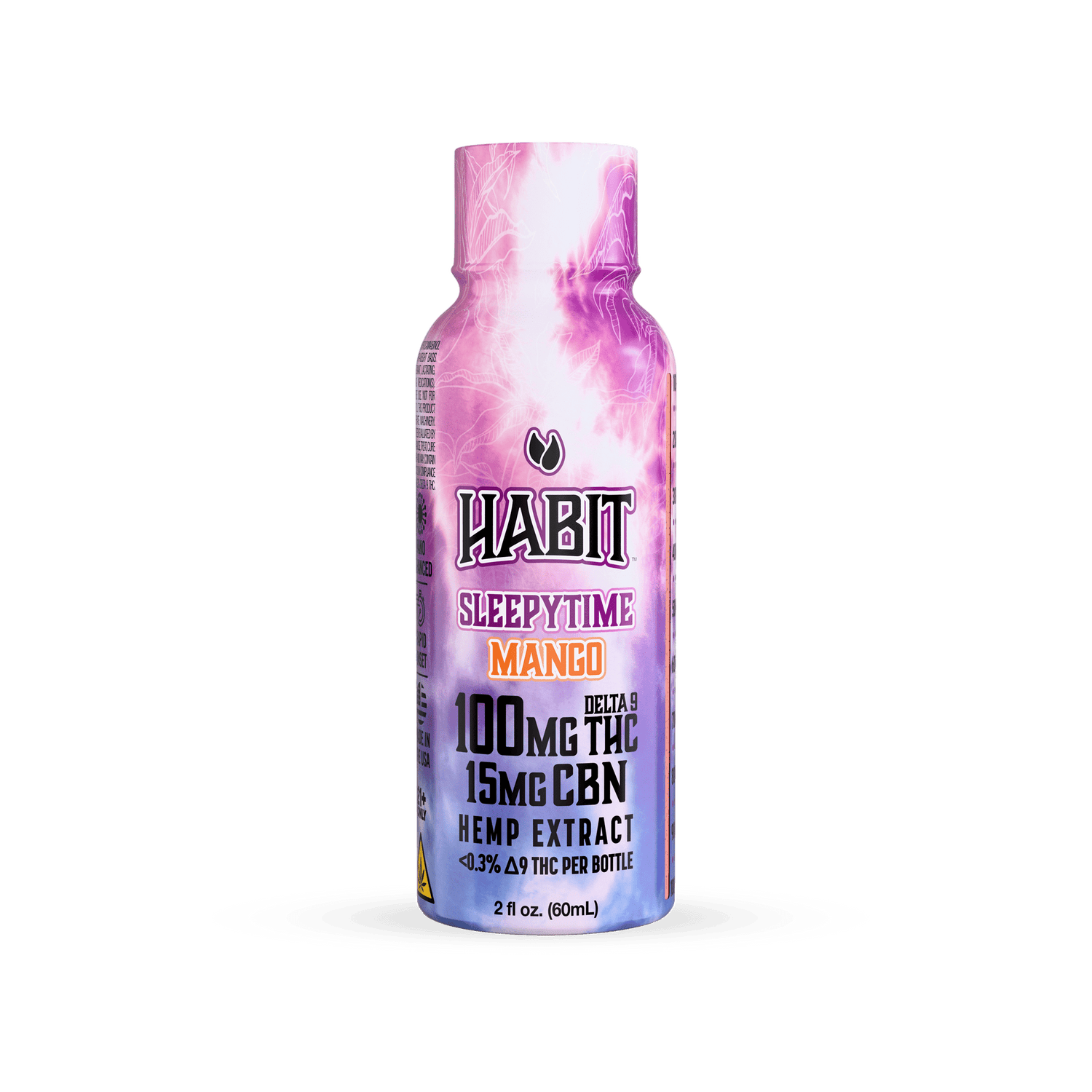 Delta 9 High Spectrum Hemp Shot – 100mg Sleepy Time Mango (Case of 12) - Tree Spirit Wellness