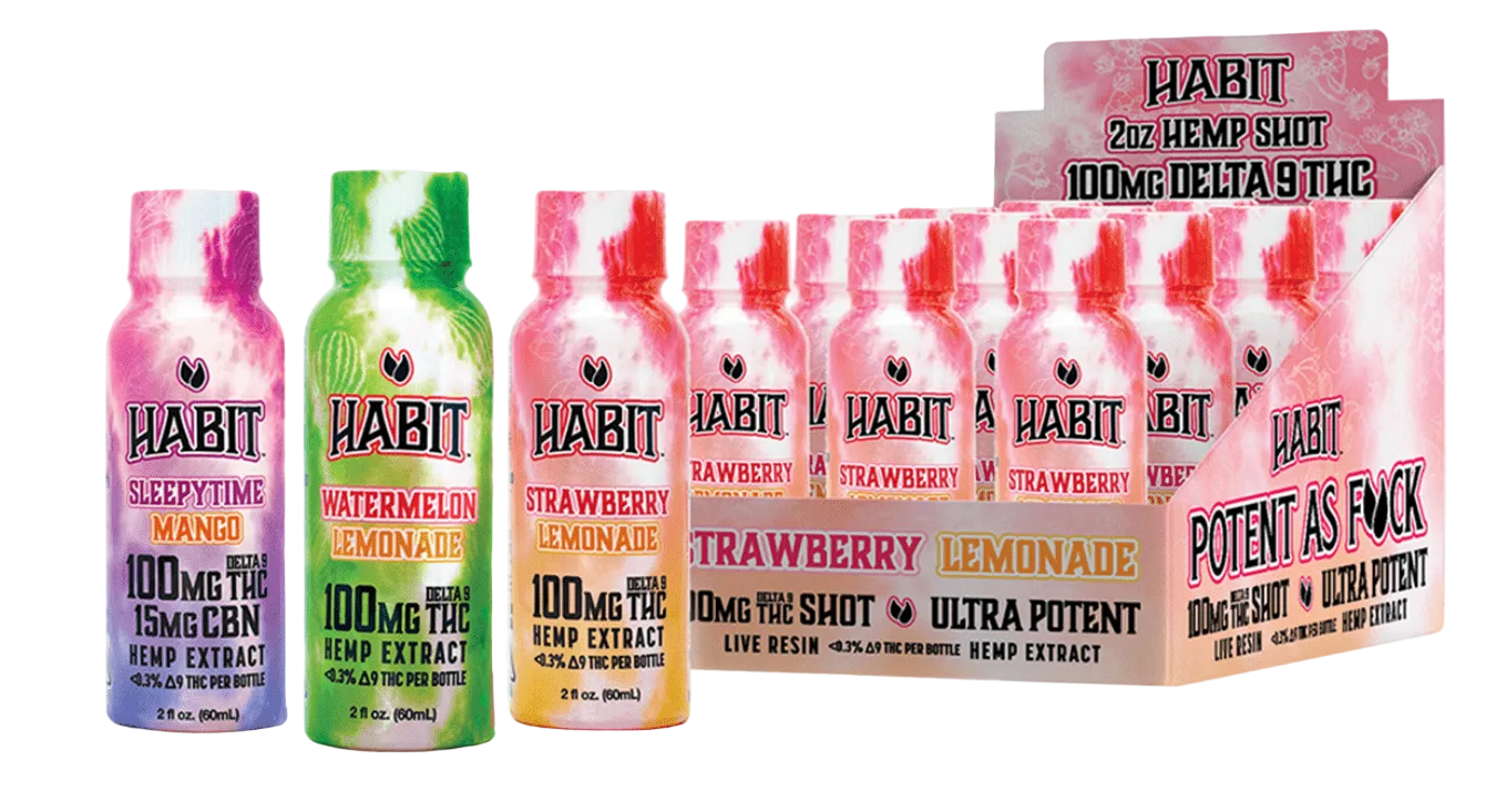 Delta 9 High Spectrum Hemp Shot – 100mg Sleepy Time Mango (Case of 12) - Tree Spirit Wellness