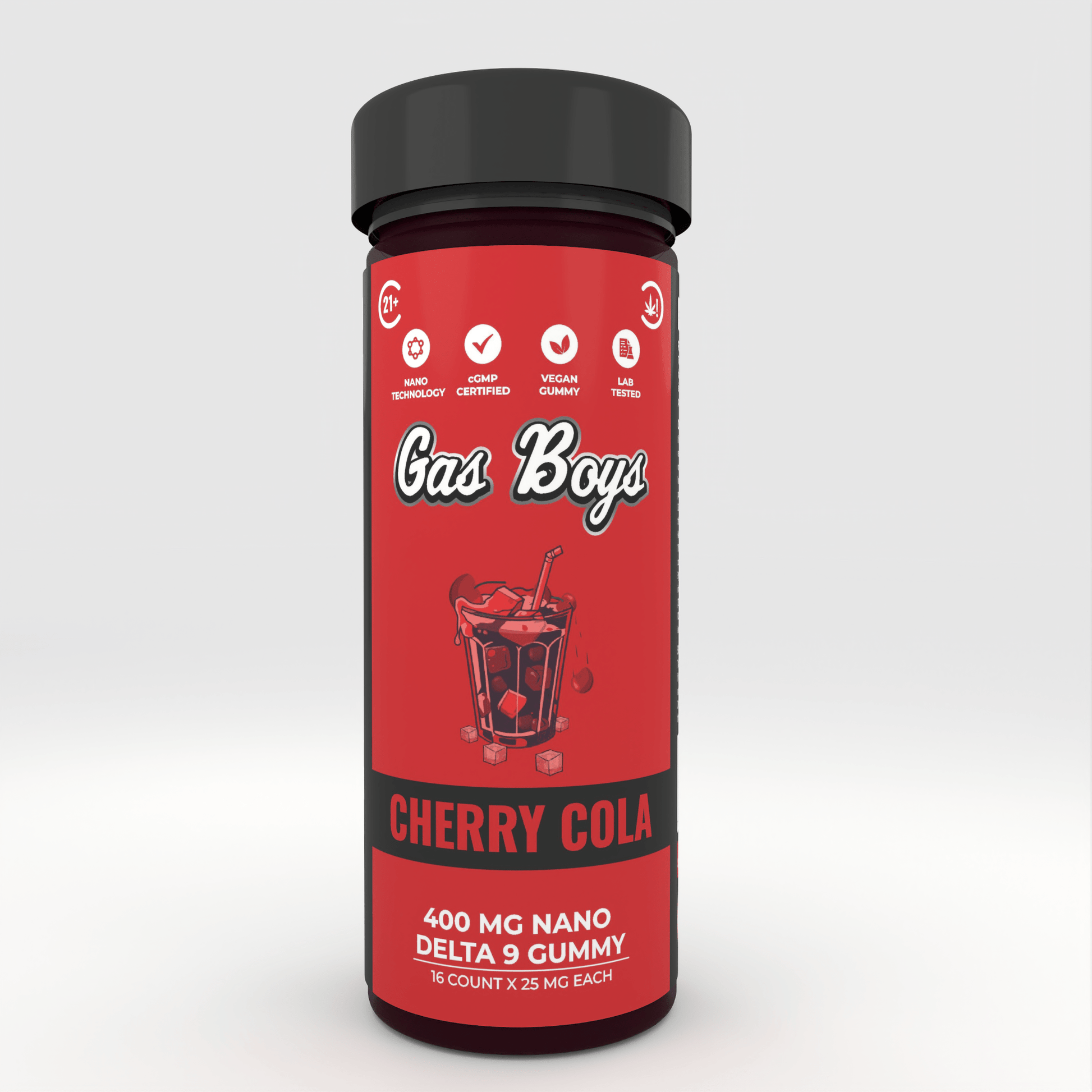 DELTA 9 NANO Gummy - Cherry Cola 400Mg Jar (16ct) - Tree Spirit Wellness