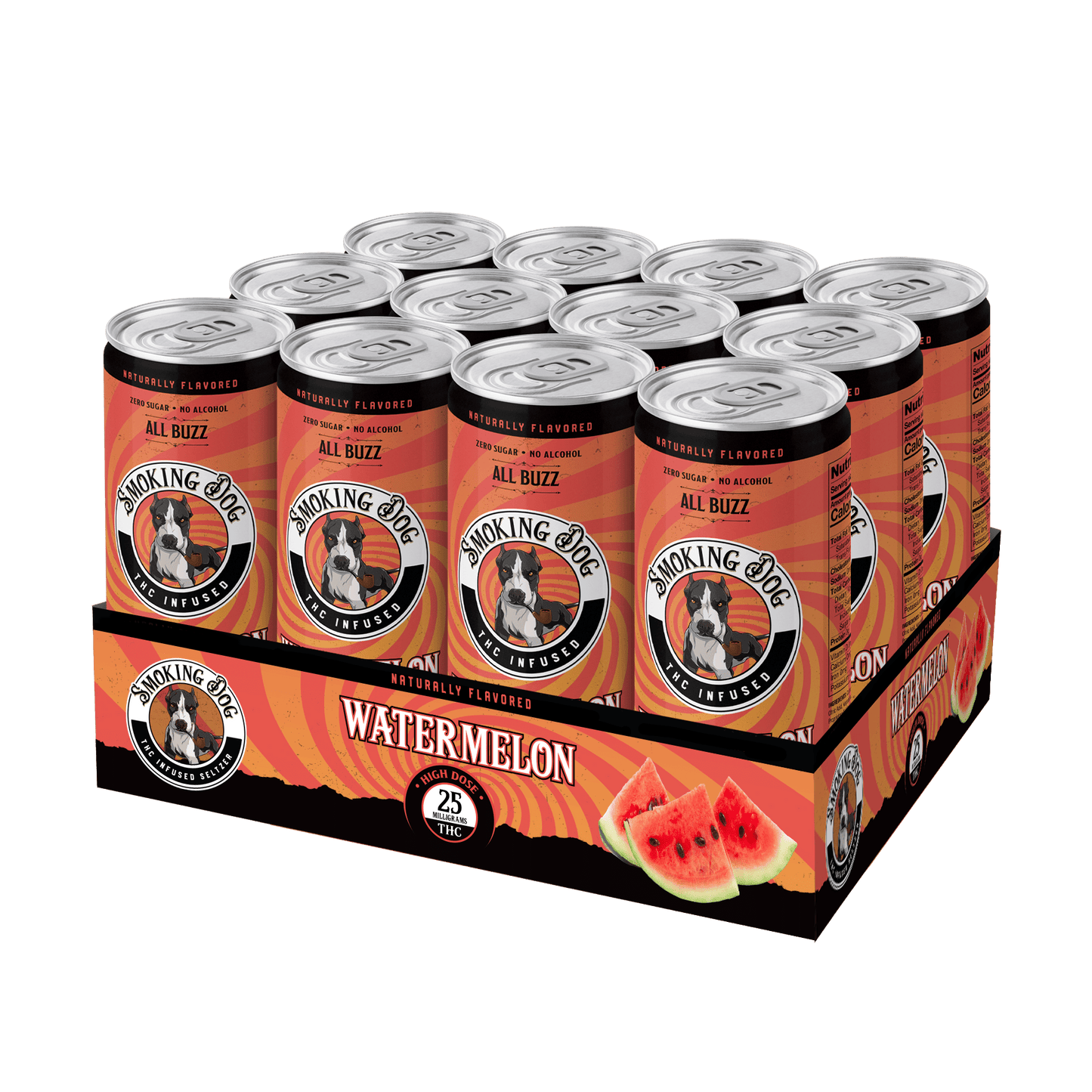 DELTA 9 THC SELTZER 25 MG - 12 Pack - Tree Spirit Wellness