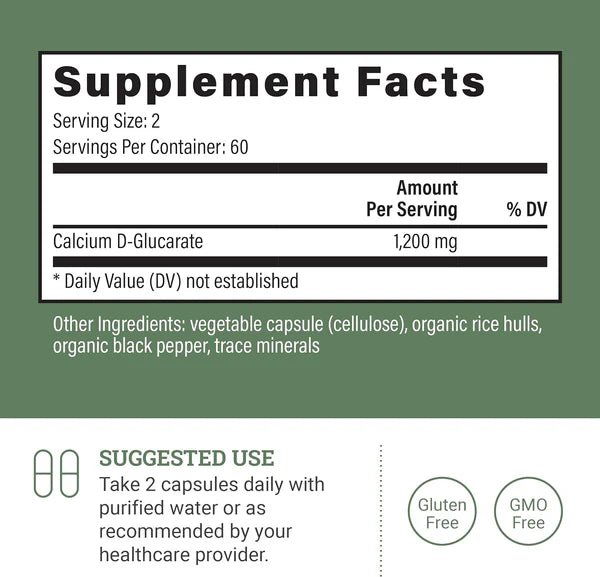 Earth Harmony - Calcium D - Glucarate - Tree Spirit Wellness