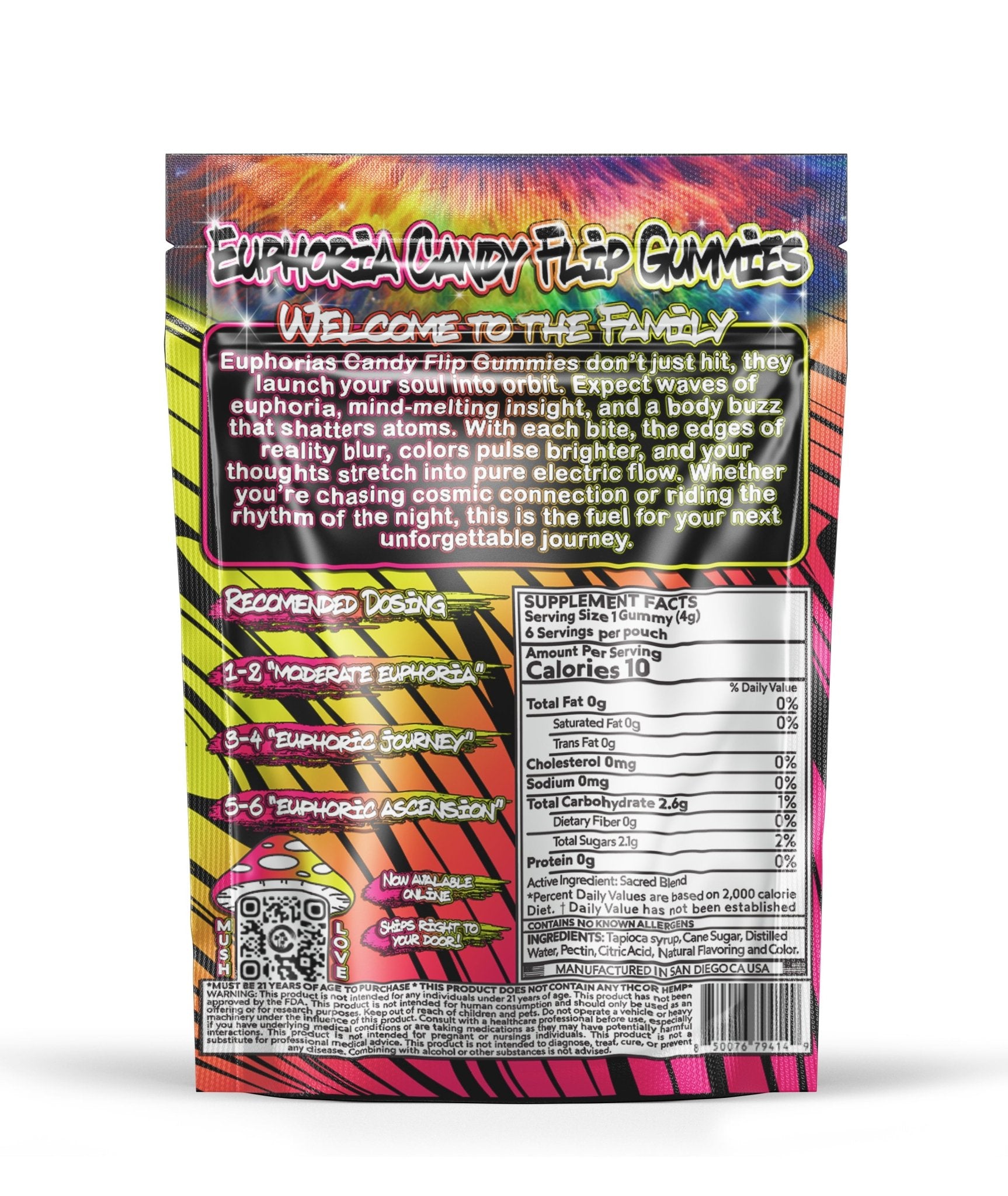 Euphoria Gummies – Pink Lemonade (6 ct) - Tree Spirit Wellness