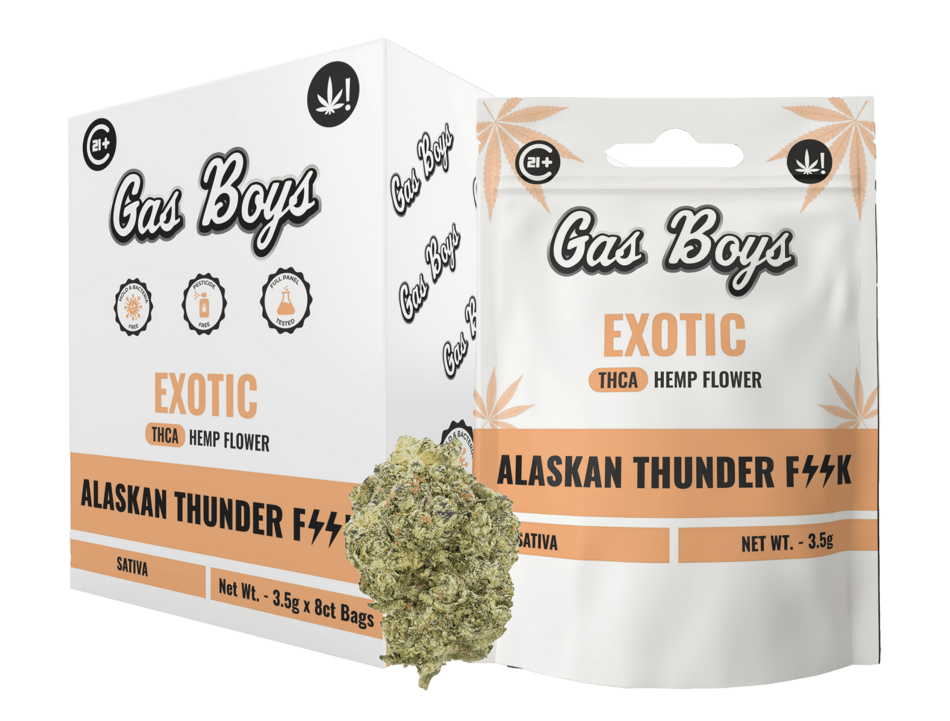 EXOTIC ALASKAN THUNDER F88K THCA FLOWER - Sativa (8ct) - Tree Spirit Wellness